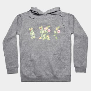 Bindweed botanical set Hoodie